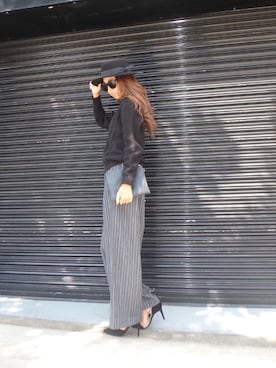 中川西 麻美さん（レディース・165cm）の冬コーディネート