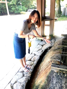 KellyLyuさん（レディース・170cm）の夏コーディネート