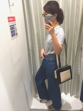 「SMELLY（スメリー）のアイテム（ピアス（両耳用））」を使った、Chiharuさん（レディース・165cm）の夏コーディネート