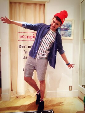 maruさん（メンズ・182cm）の春コーディネート