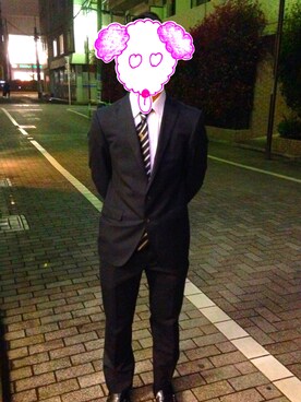 「Personal Effect（パーソナルエフェクト）のアイテム」を使った、タクマさん（メンズ・165cm）の春コーディネート