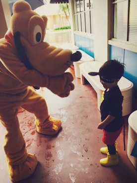 「♡のアイテム（その他、その他）」を使った、KREHA\( Ö )/さん（キッズ）の秋コーディネート