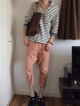 「COMMONWARE AMERICAN RAG CIE&Magine（コモンウェアアメリカンラグシーアンド マージン）のアイテム（アクセサリー）」を使った、Bob Bobさん（メンズ・176cm）の春コーディネート