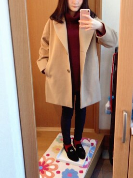 「cepo.」｜「アイテム（その他アウター）」を使った、kuRumiさん（レディース・157cm）の秋コーディネート