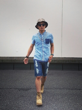 「JACK SPADE(ジャックスペード)のアイテム」を使った、たつおさん(メンズ・170cm)の春コーディネート