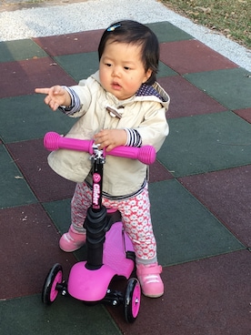 「babyGAP（babyGAP）のアイテム（ジャケット/アウター、ベージュ系）」を使った、Chantelleさん（レディース）の冬コーディネート