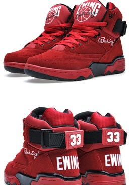 「EWING（スニーカー、レッド系）」を使った、tatsukiさん（メンズ・174cm）の春コーディネート