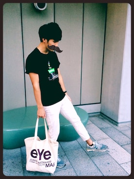 eYe JUNYA WATANABE MANのトートバッグを使った人気ファッション