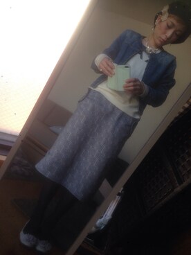 「バレンタインデートスタイル」｜「アイテム（バレエシューズ）」を使った、shihoさん（レディース・155cm）の冬コーディネート