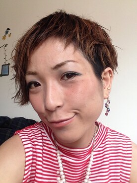 「メイクアップ」｜「アイテム（その他）」を使った、shihoさん（レディース・156cm）の春コーディネート
