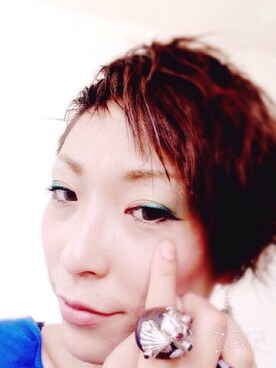 「メイクアップ」｜「アイテム（その他）」を使った、shihoさん（レディース・156cm）の夏コーディネート
