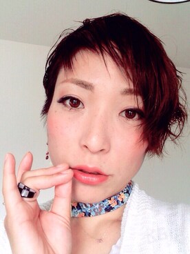 「メイクアップ」｜「アイテム（その他）」を使った、shihoさん（レディース・156cm）の夏コーディネート