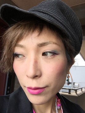「メイクアップ」｜「アイテム（その他）」を使った、shihoさん（レディース・156cm）の夏コーディネート