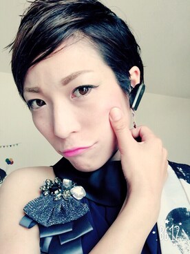 「メイクアップ」｜「アイテム（その他）」を使った、shihoさん（レディース・156cm）の夏コーディネート