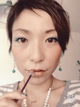 「メイクアップ」｜「アイテム（その他）」を使った、shihoさん（レディース・156cm）の夏コーディネート