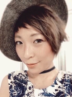 「メイクアップ」｜「アイテム（その他）」を使った、shihoさん（レディース・156cm）の夏コーディネート