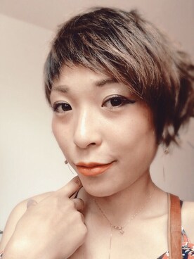「メイクアップ」｜「アイテム（その他）」を使った、shihoさん（レディース・156cm）の夏コーディネート