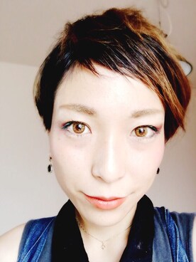 「メイクアップ」｜「アイテム（その他）」を使った、shihoさん（レディース・156cm）の夏コーディネート