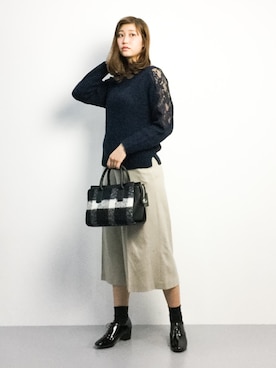 marinaさん（レディース・162cm）の冬コーディネート