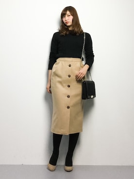 marinaさん（レディース・162cm）の冬コーディネート