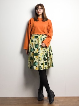 marinaさん（レディース・162cm）の冬コーディネート