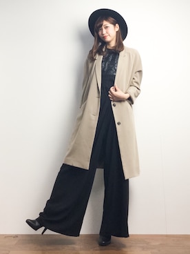 「Virca（ヴィルカ）のアイテム」を使った、marinaさん（レディース・162cm）の冬コーディネート