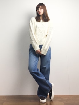 marinaさん（レディース・162cm）の冬コーディネート