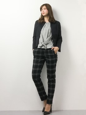 「- W. -（ダブリュー）のアイテム」を使った、marinaさん（レディース・162cm）の春コーディネート