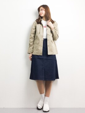 「titivate（ティティベイト）の【SEDA 6月号掲載】ﾂｰｽﾄﾗｯﾌﾟﾌﾗｯﾄｻﾝﾀﾞﾙ（サンダル）」を使った、marinaさん（レディース・162cm）の春コーディネート