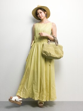 marinaさん（レディース・162cm）の夏コーディネート