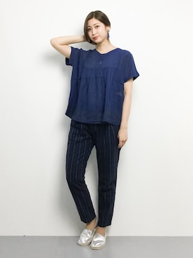 「AIC.（エーアイシー）のアイテム」を使った、marinaさん（レディース・162cm）の夏コーディネート