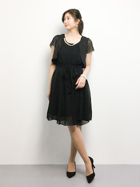 「Sens de vie（サンスドゥウ゛ィ）のアイテム」を使った、marinaさん（レディース・162cm）の夏コーディネート