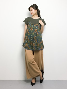 marinaさん（レディース・162cm）の夏コーディネート