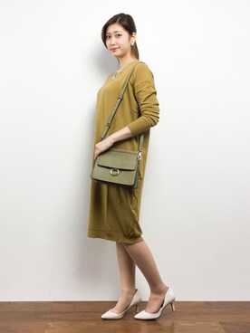 「PLAIN CLOTHING（プレーンクロージング）のアイテム（パンプス）」を使った、marinaさん（レディース・162cm）の夏コーディネート
