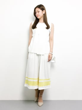 「PEACH JOHN（ピーチジョン）のアイテム」を使った、marinaさん（レディース・162cm）の夏コーディネート