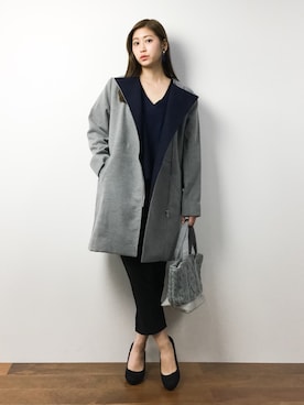 「Te chichi TERRASSE（テチチテラス）のアイテム（パンツ）」を使った、marinaさん（レディース・162cm）の秋コーディネート