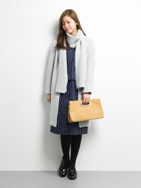 「LE JUN（ルジュン）のアイテム（ワンピース/ドレス）」を使った、marinaさん（レディース・162cm）の秋コーディネート
