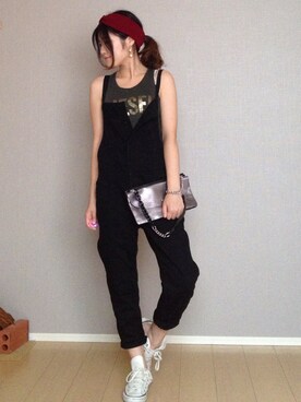 「シルバーバッグ」｜まるちわさん（レディース・162cm）の夏コーディネート