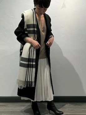 「Noble（ノーブル）のアイテム（その他アウター）」を使った、ayuさん（レディース・164cm）の秋コーディネート