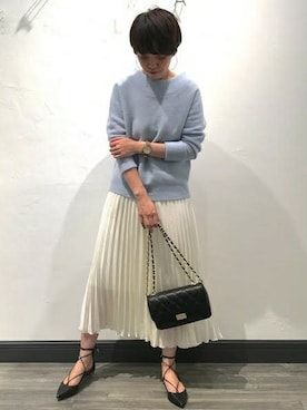 「Noble（ノーブル）のアイテム（その他パンツ）」を使った、ayuさん（レディース・164cm）の冬コーディネート