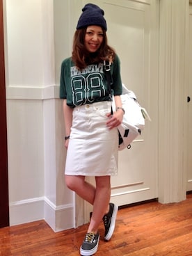 リア  ナカネさん（レディース・152cm）の春コーディネート