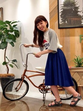 リア ナカネさん(レディース・152cm)の春コーディネート