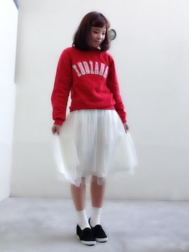 「Casselini（キャセリーニ）のアイテム（その他シューズ）」を使った、kechonさん（レディース・159cm）の春コーディネート
