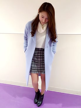 Mikakoさん（レディース・159cm）の冬コーディネート