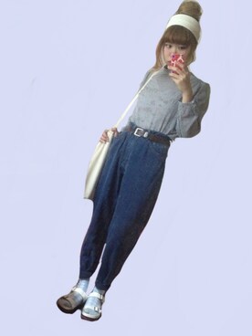 nameさん（レディース・160cm）の夏コーディネート
