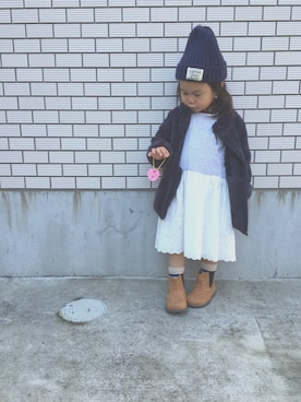 217さん（キッズ・80cm）の秋コーディネート