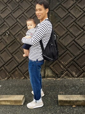 よこちゃんさん（メンズ・60cm）の秋コーディネート