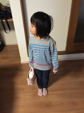 ひな♪ かな☆さん（キッズ・110cm）の春コーディネート