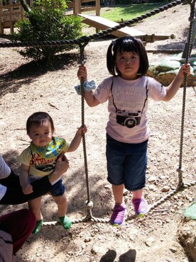 ひな♪ かな☆さん（キッズ・80cm）の春コーディネート