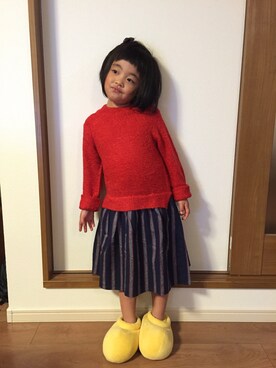 ひな♪ かな☆さん（キッズ・110cm）の秋コーディネート